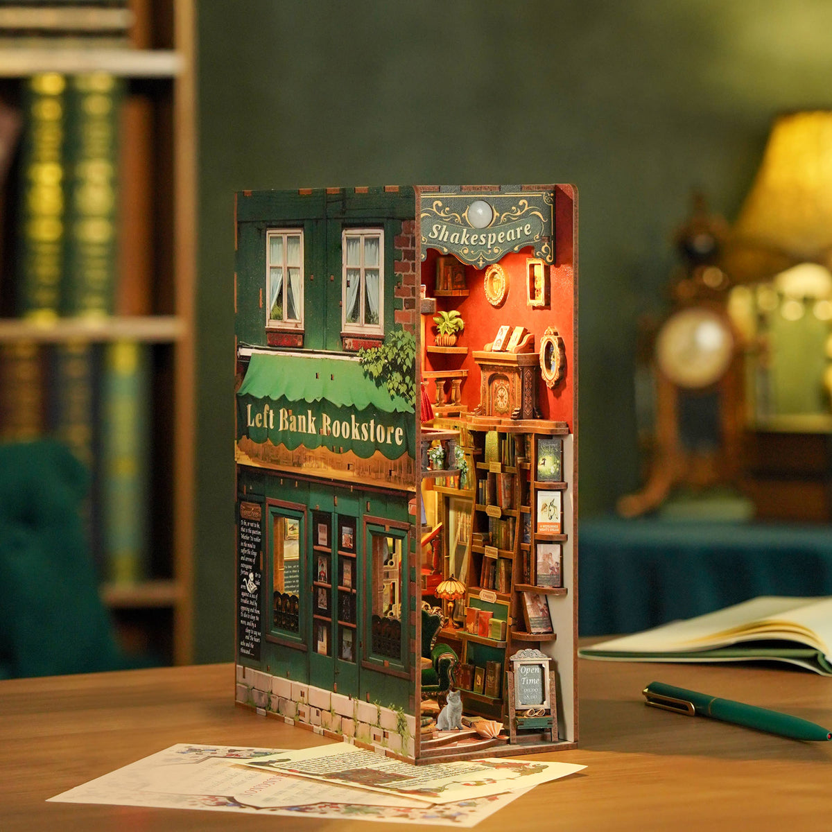 DIY Book Nook Kit: Left Bank Bookstore
