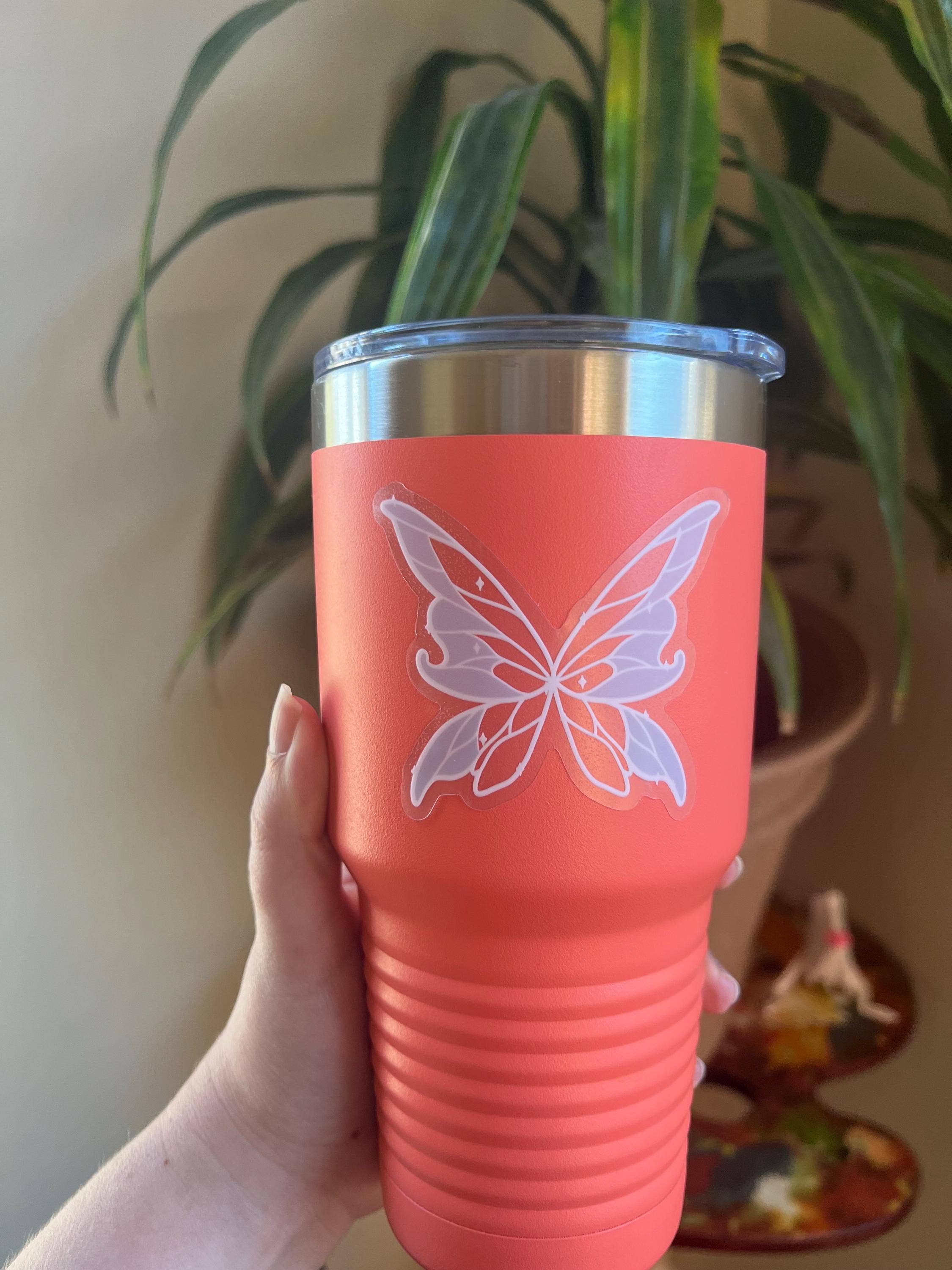 Faerie Wing Clear Sticker and Kindle Decal