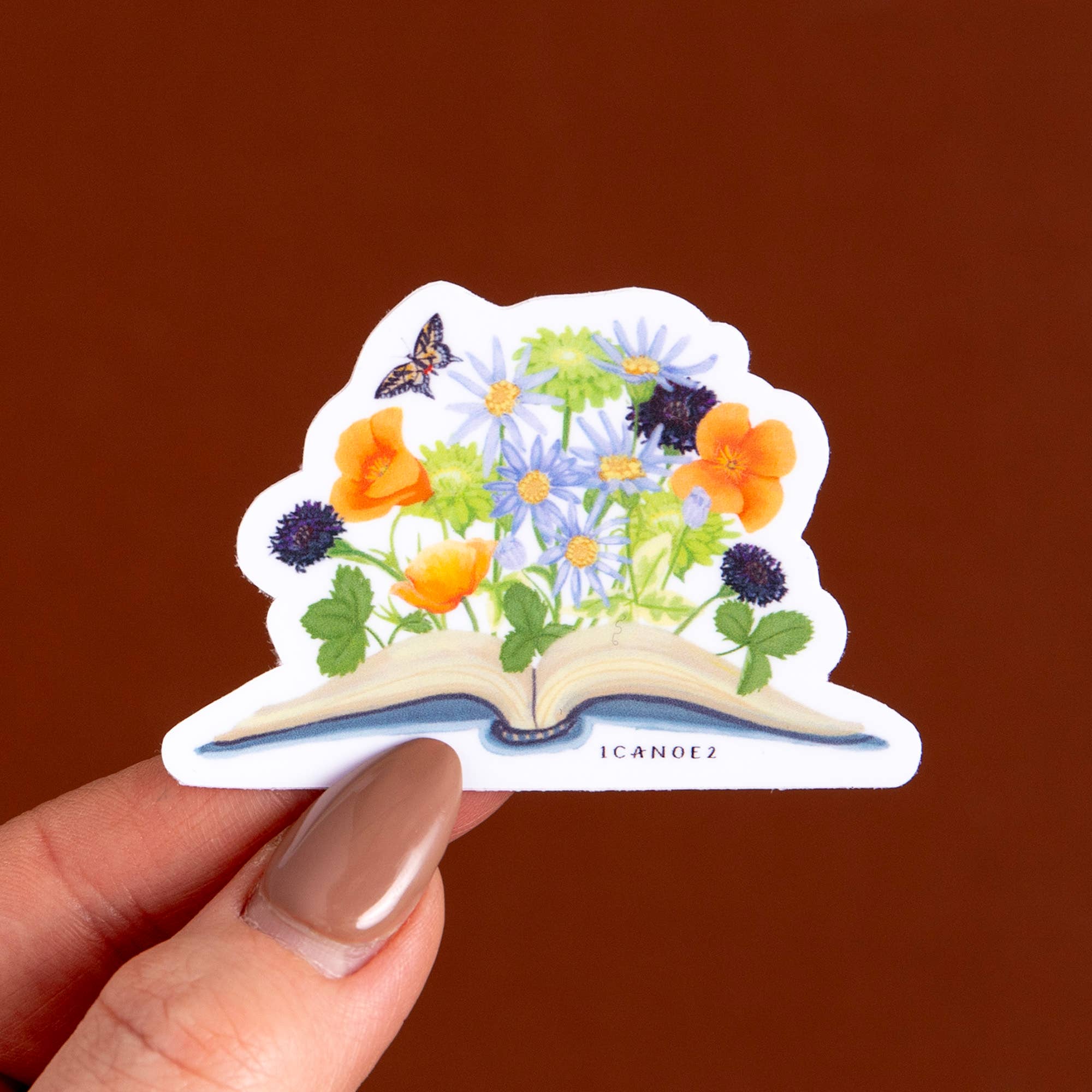 Garden Reading Decal Sticker