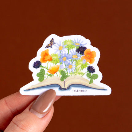 Garden Reading Decal Sticker