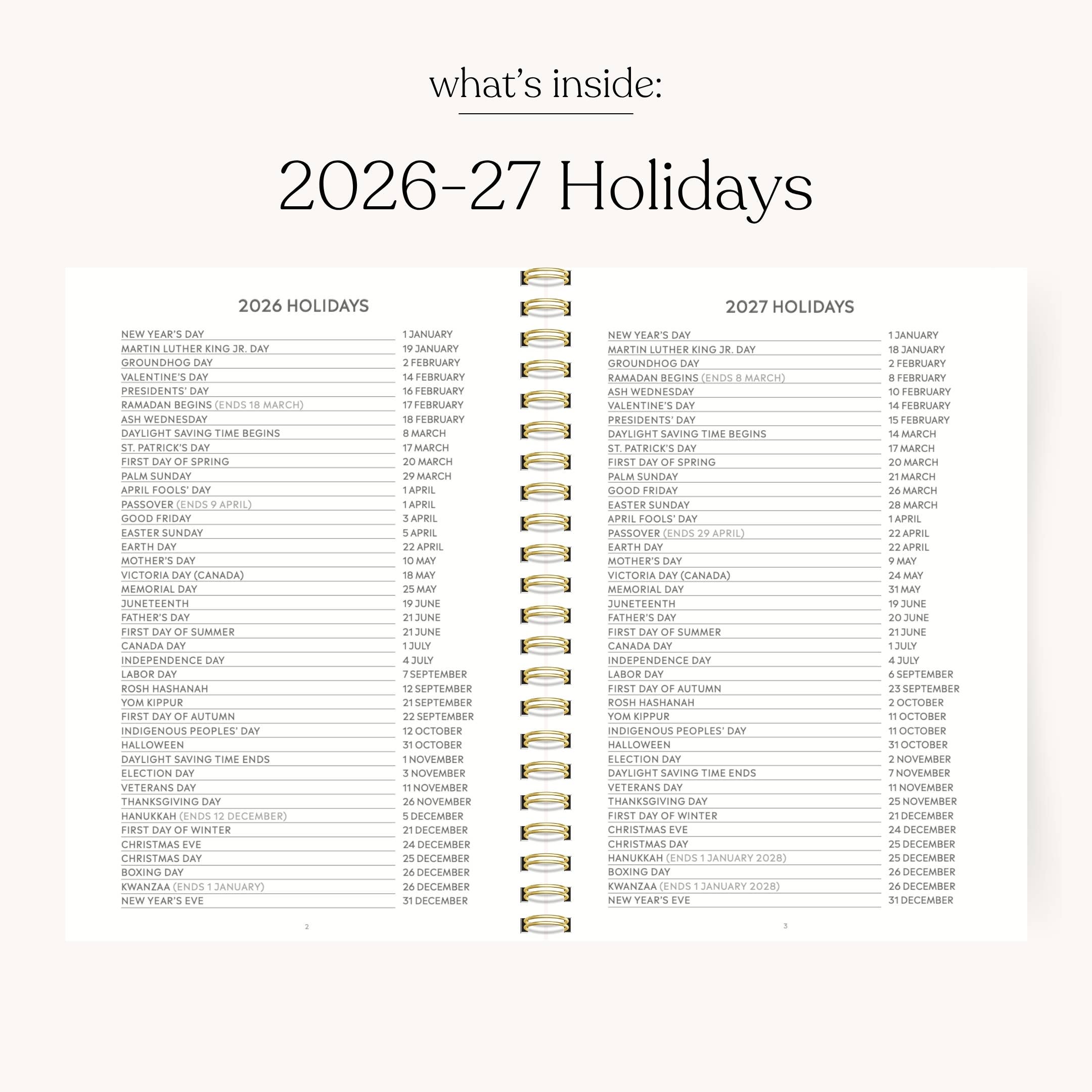 2026-27 Academic Planner