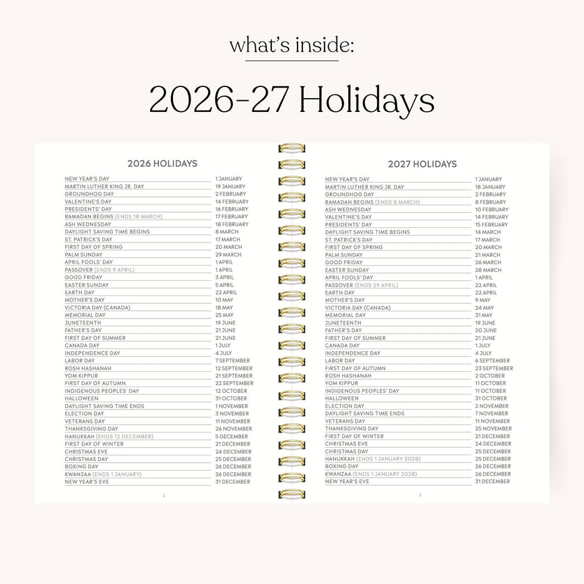2026-27 Academic Planner