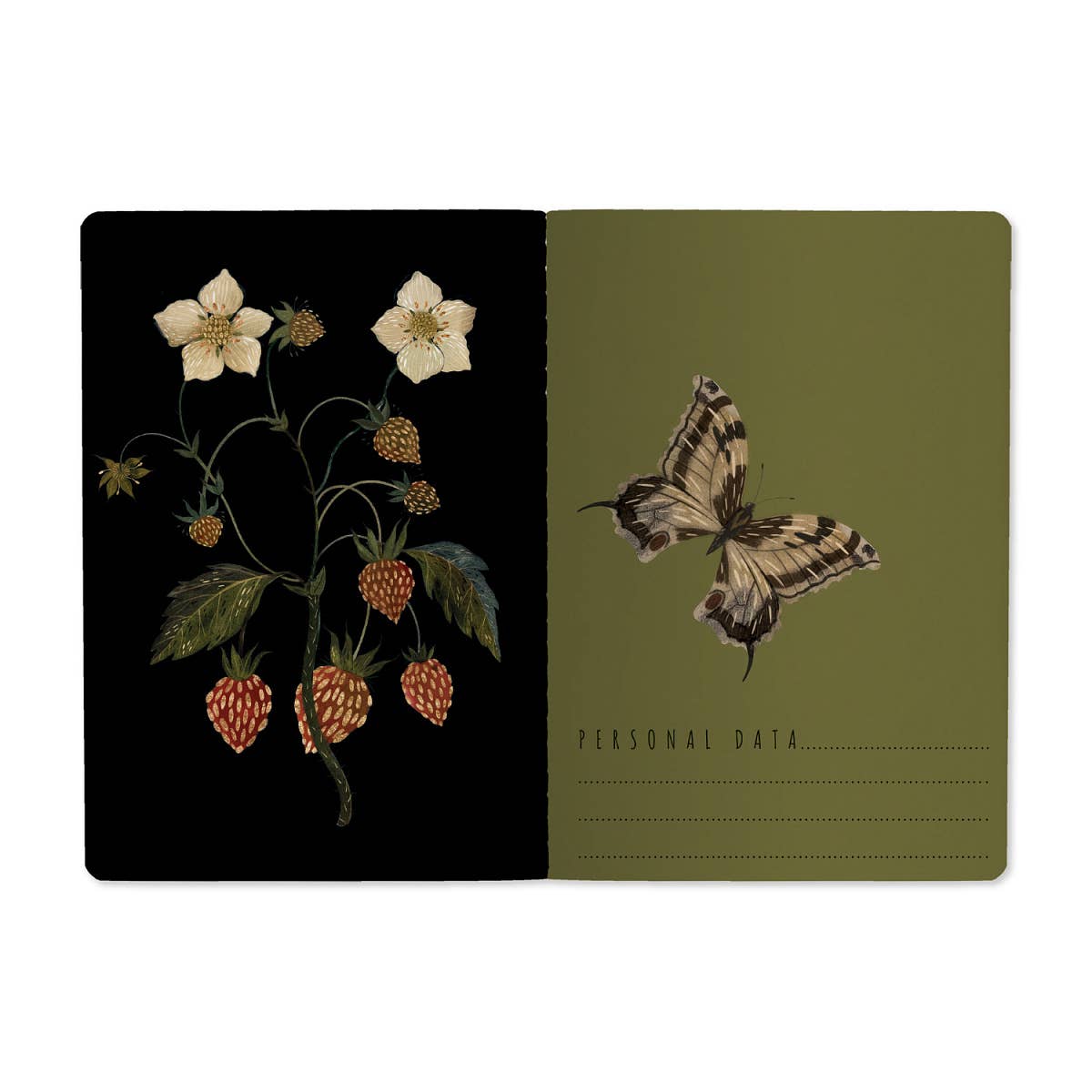 A6 Passport Notebook - Forest Flowers