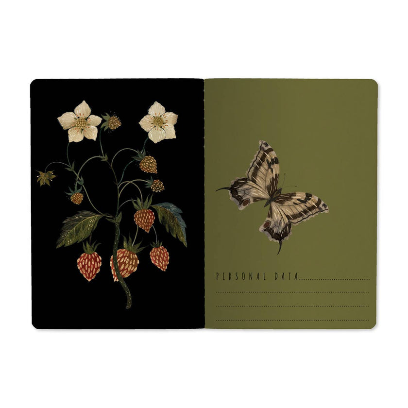 A6 Passport Notebook - Forest Flowers