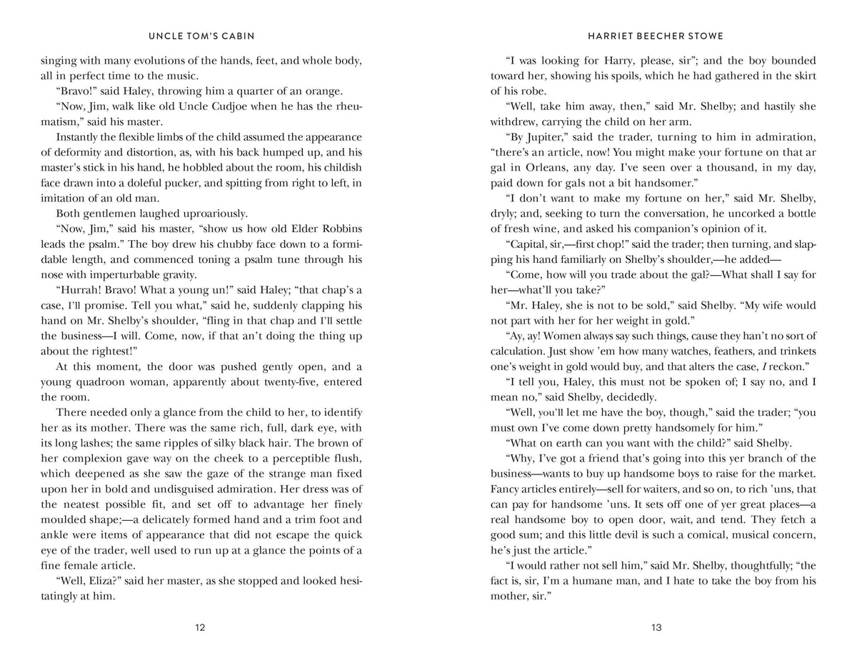 Uncle Tom's Cabin by Harriet Beecher Stowe