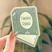 Fantasy Reader Book Sticker for Kindles and Book Lovers