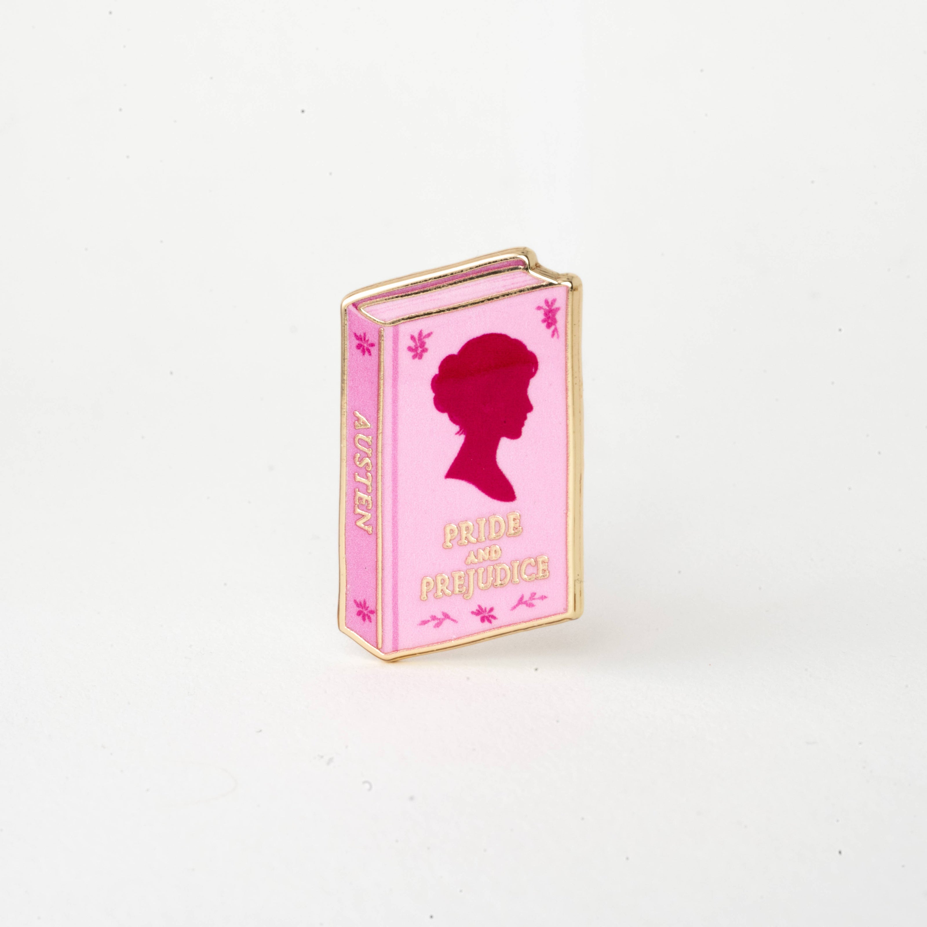Jane Austen, Pride & Prejudice Book Pin, Literary Gifts