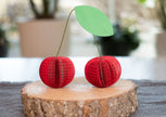 Cherry Decor-Book Gift-Paper Anniversary-Summer Fruit