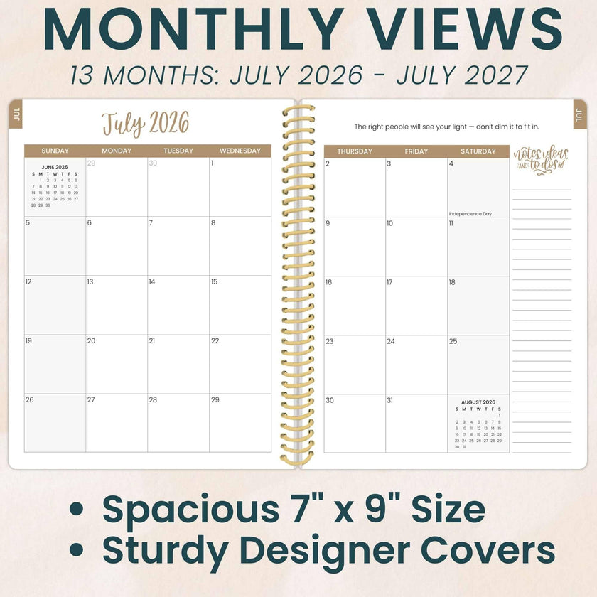 2026-27 Daisy Academic Student Planners 7x9