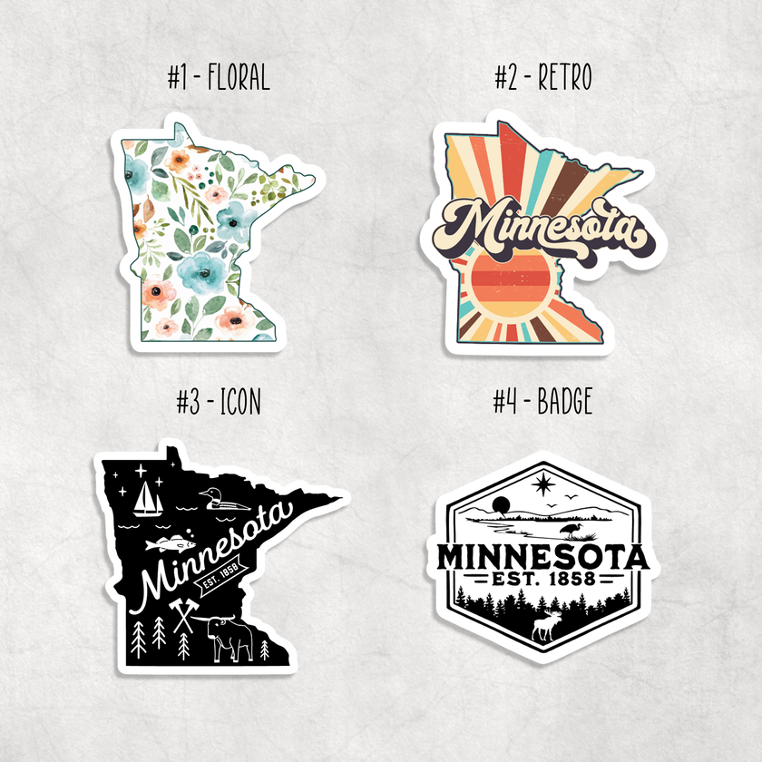Minnesota Stickers – Acorn Bookshop