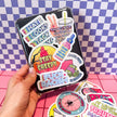 Bookish Horror Thriller Books Book Waterproof Vinyl Sticker