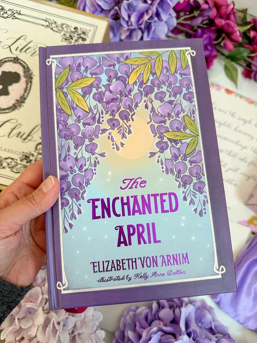 The Enchanted April Book - Illustrated - Gold Edges