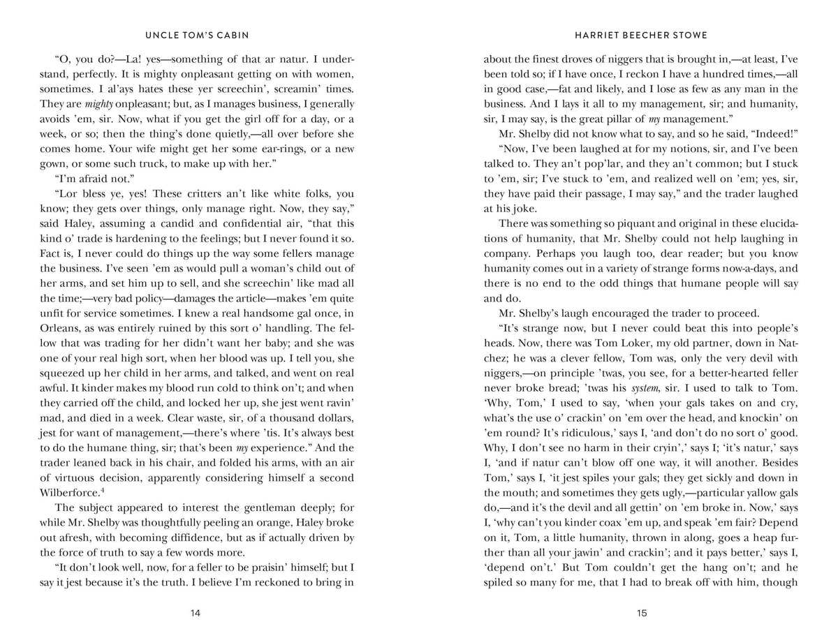 Uncle Tom's Cabin by Harriet Beecher Stowe