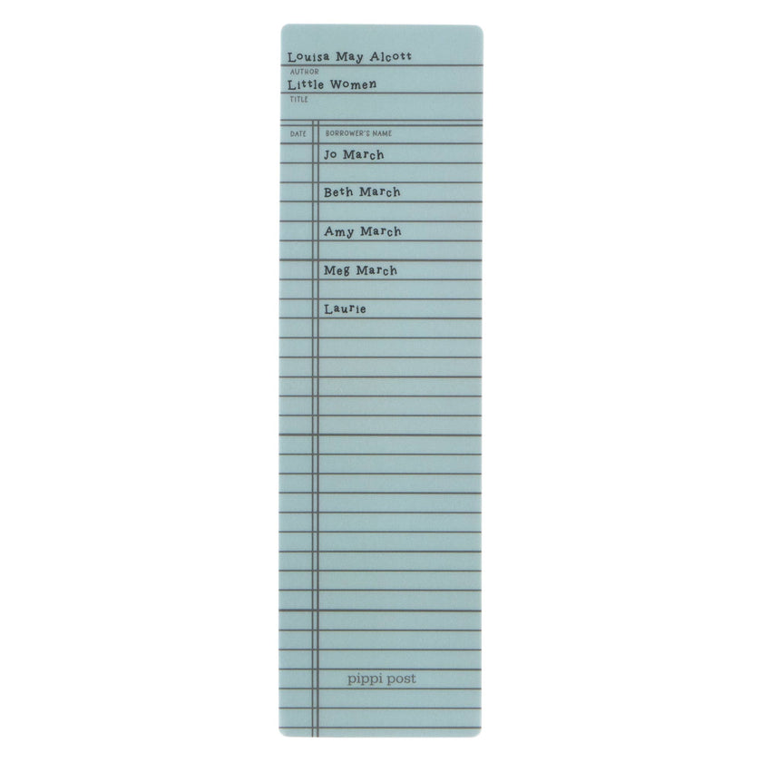 Little Women Library Transparent Bookmark