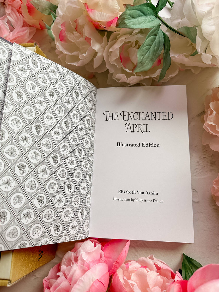 The Enchanted April Book - Illustrated - Gold Edges