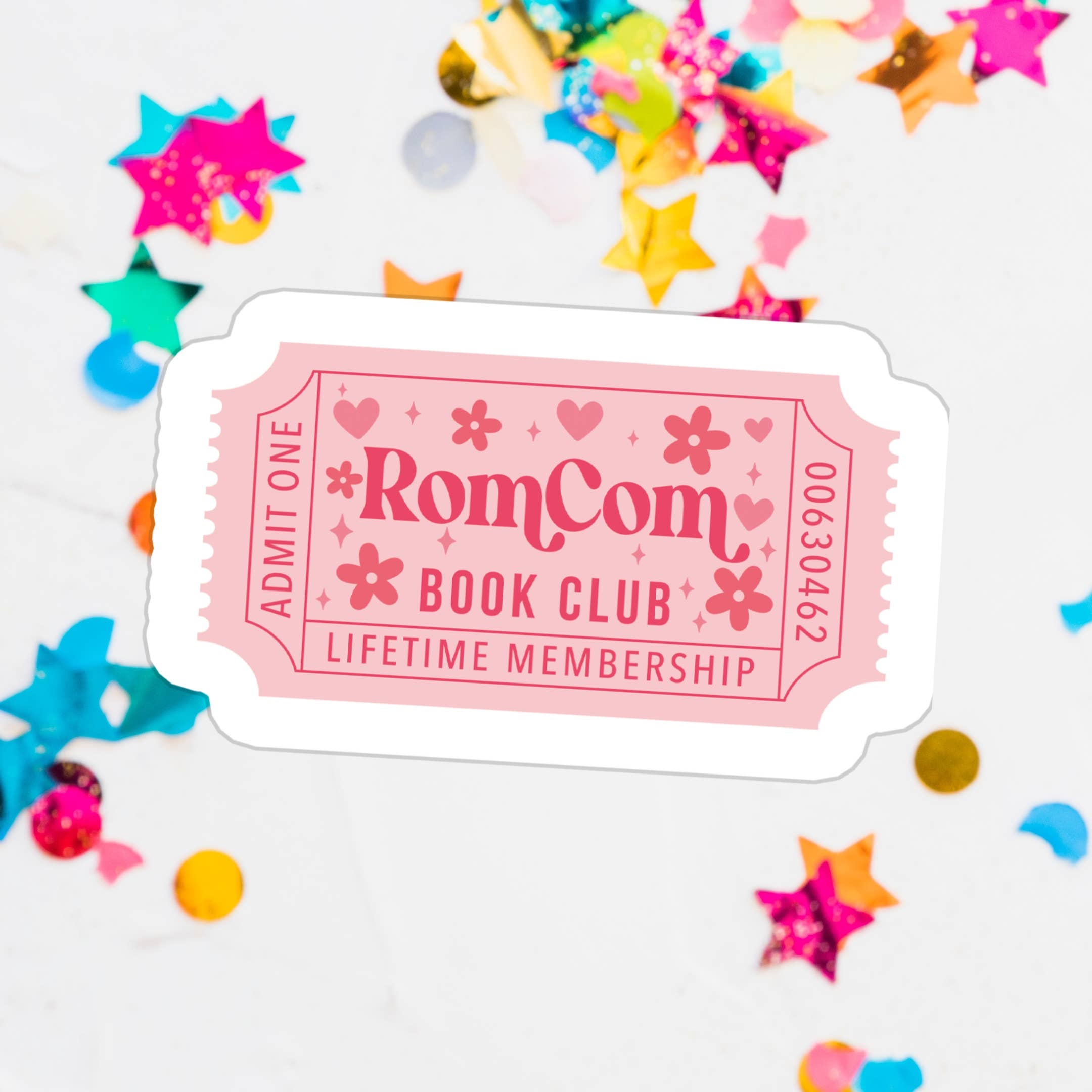 Bookish Smut Romance Smutty Waterproof Vinyl Sticker