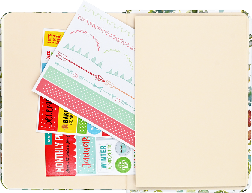 2027 Floral Watercolor Weekly Planner