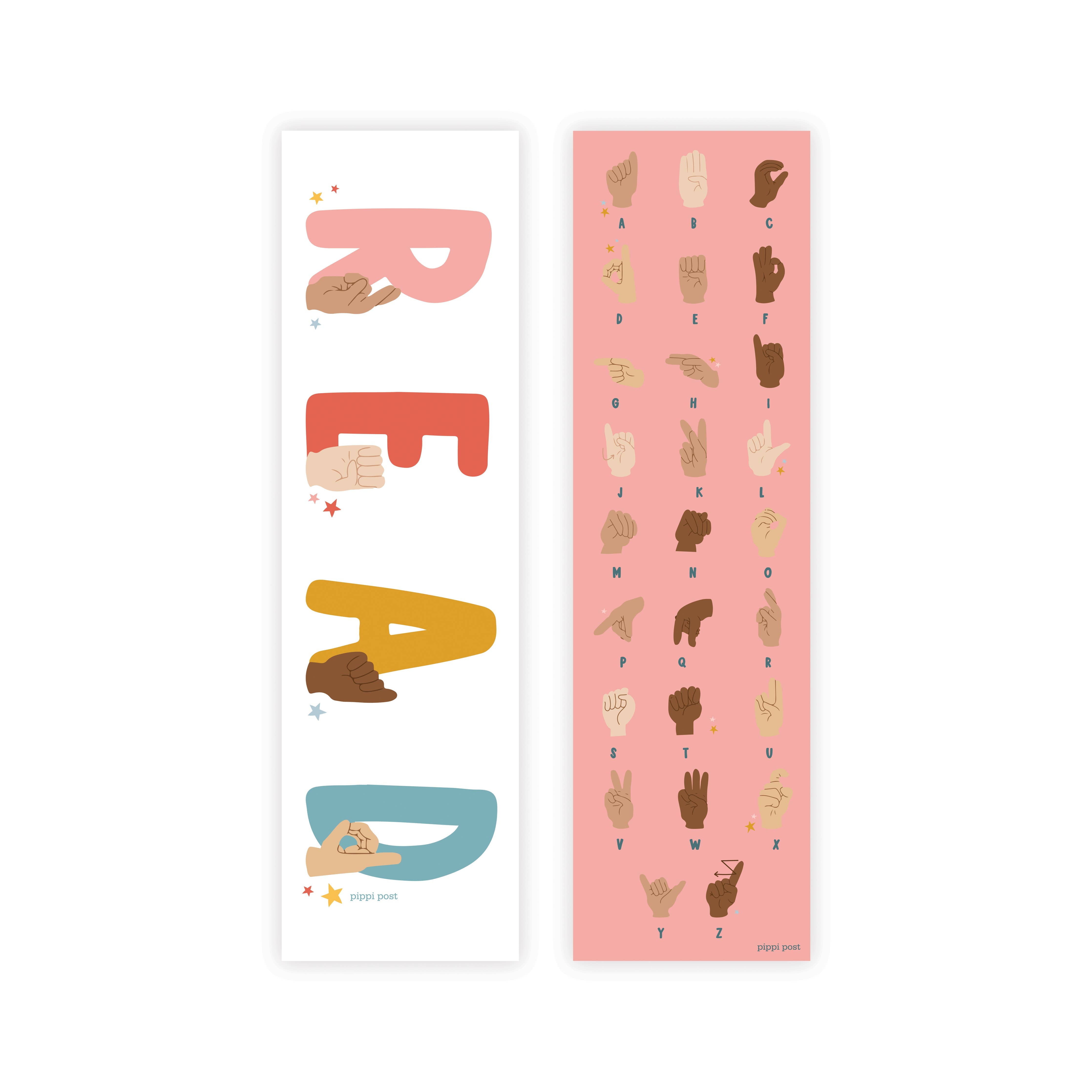 Sign Language Bookmark Set – Acorn Bookshop