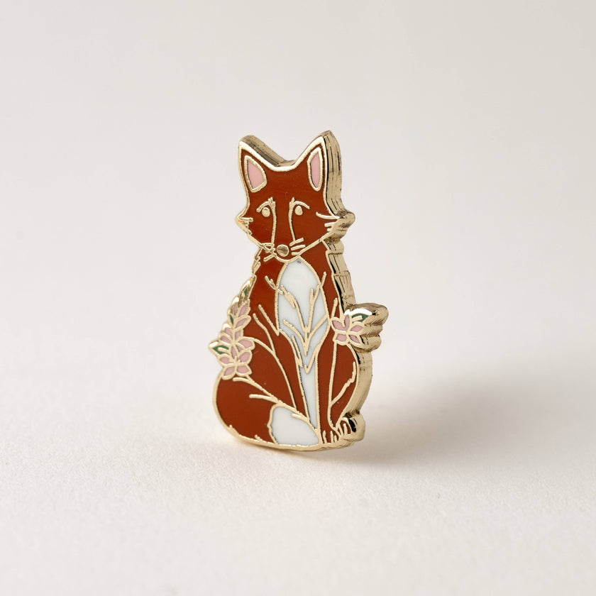 Forest Fox Pin, Wilderness Animal Gifts