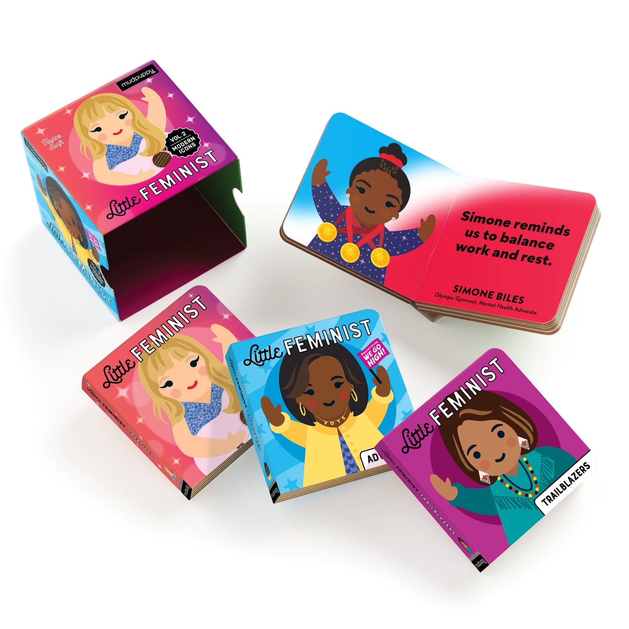 Little Feminist Board Book Set Volume 2: Modern Icons