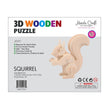 3D Wooden Puzzle: Squirrel