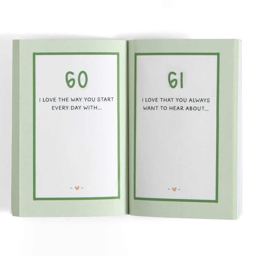 100 Things I Love About Dad Prompted Journal