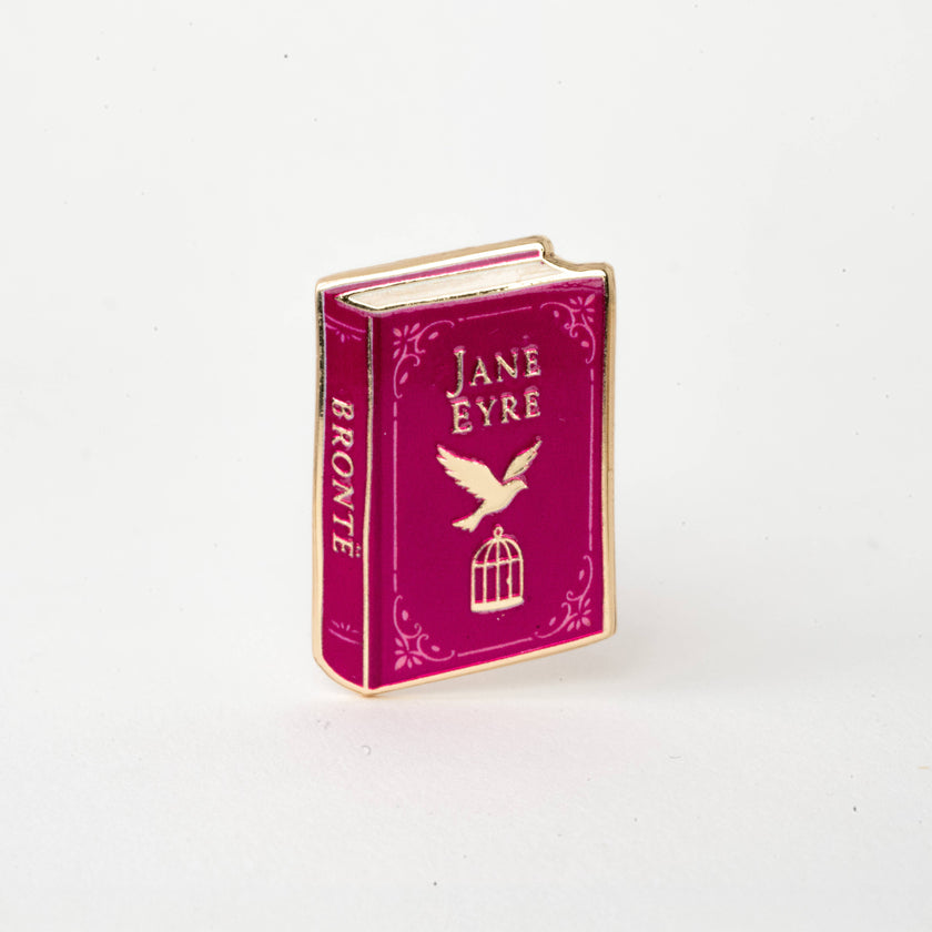 Jane Eyre Enamel Pin, Literary Book Pin, Romance Novel Fans
