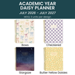 2026-27 Daisy Academic Student Planners 7x9