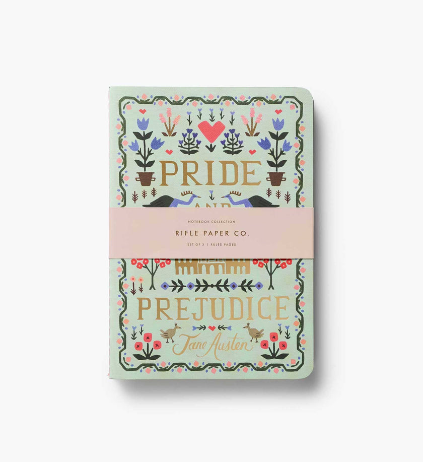 Assorted Set of 3 Jane Austen Notebooks