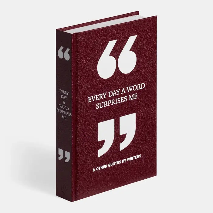 Every Day A Word Surprises Me & Other Quotes By Writers