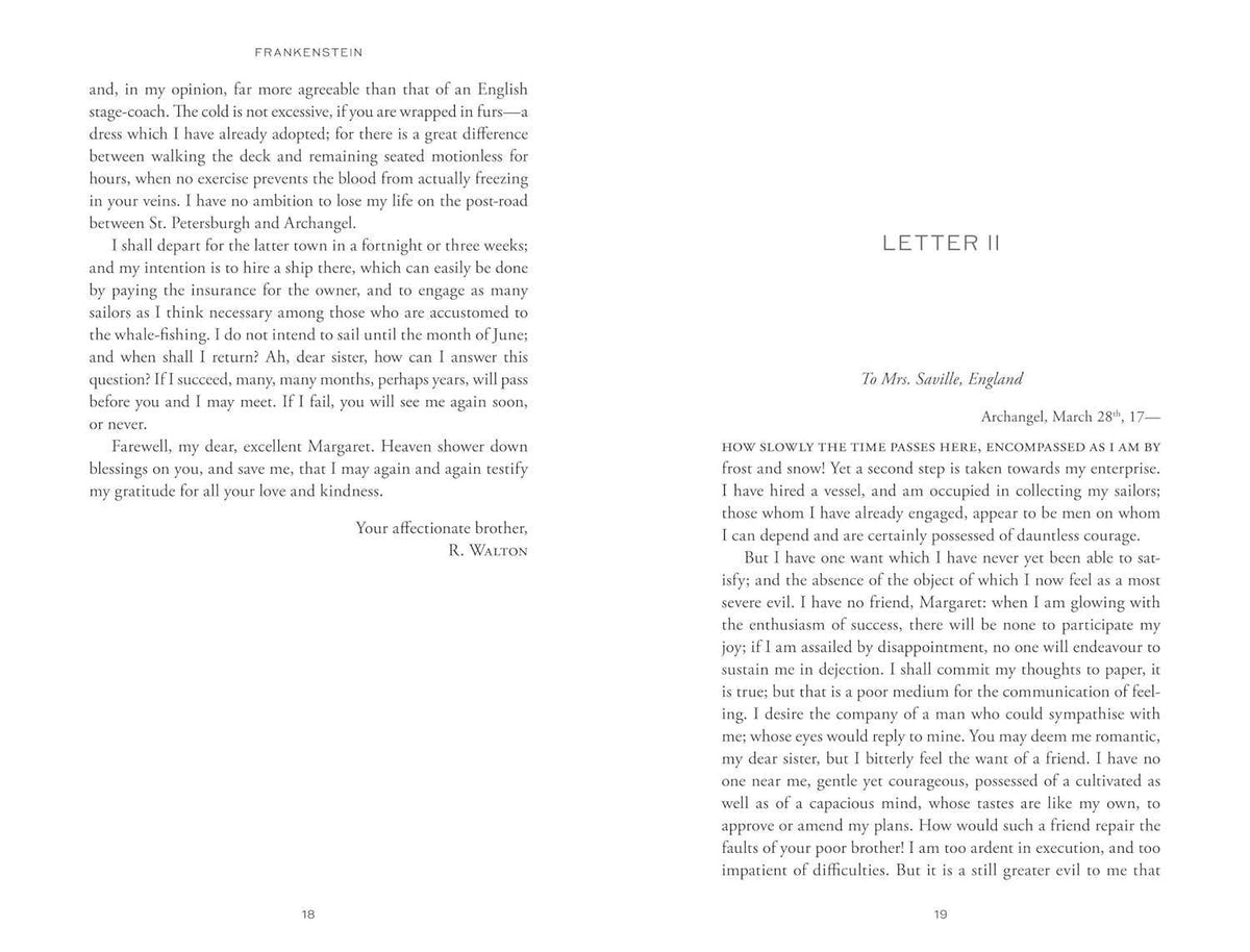 Frankenstein by Mary Shelley
