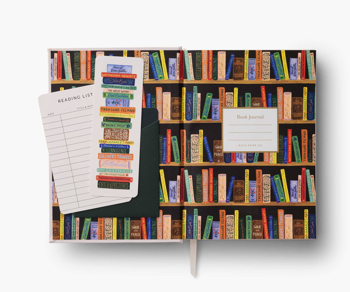Book Club Embroidered Book Journal