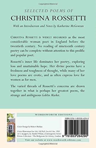 Selected Poems of Rossetti | Wordsworth Poetry | Book