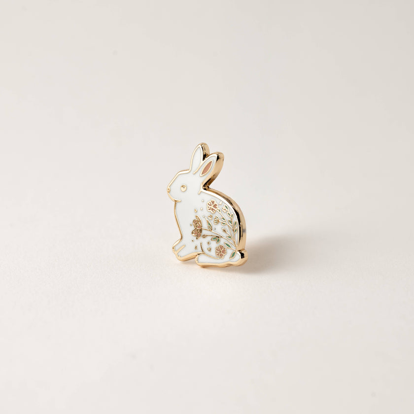 Rabbit Lapel Pin, Bunny Garden Easter Gifts
