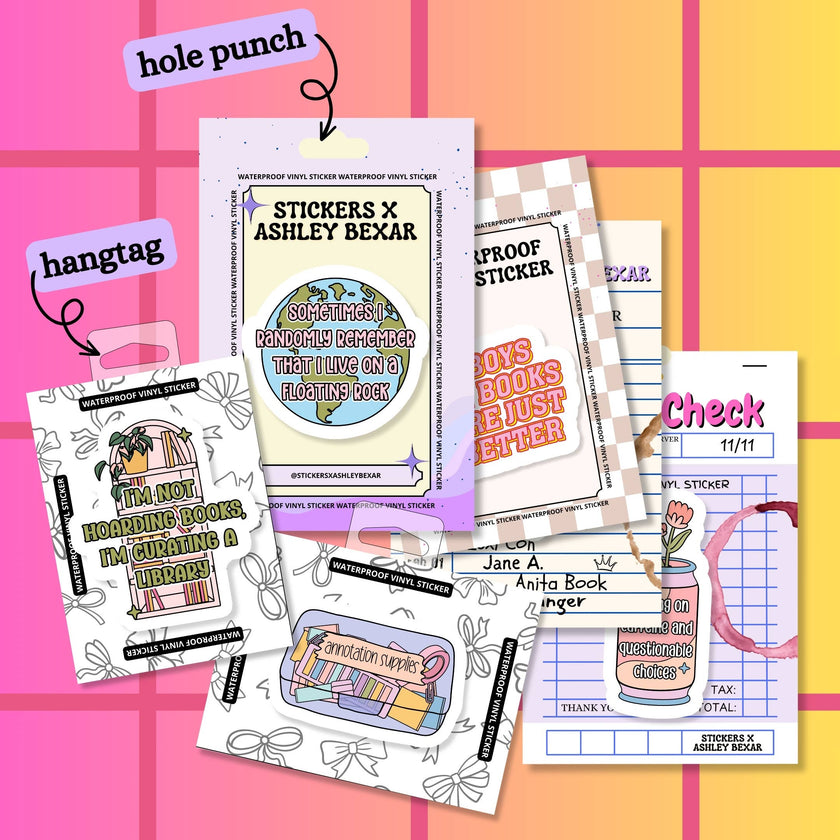 Mystery Cozy Book Bookish Books Waterproof Vinyl Sticker