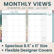 2026-27 Soft Cover Academic Planner, 8.5x11 Size