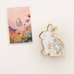 Rabbit Lapel Pin, Bunny Garden Easter Gifts