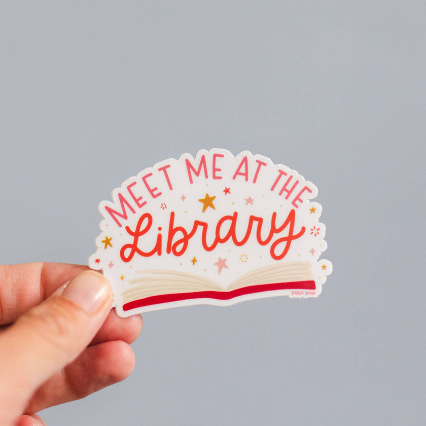 Meet Me At The Bookstore Decal Sticker