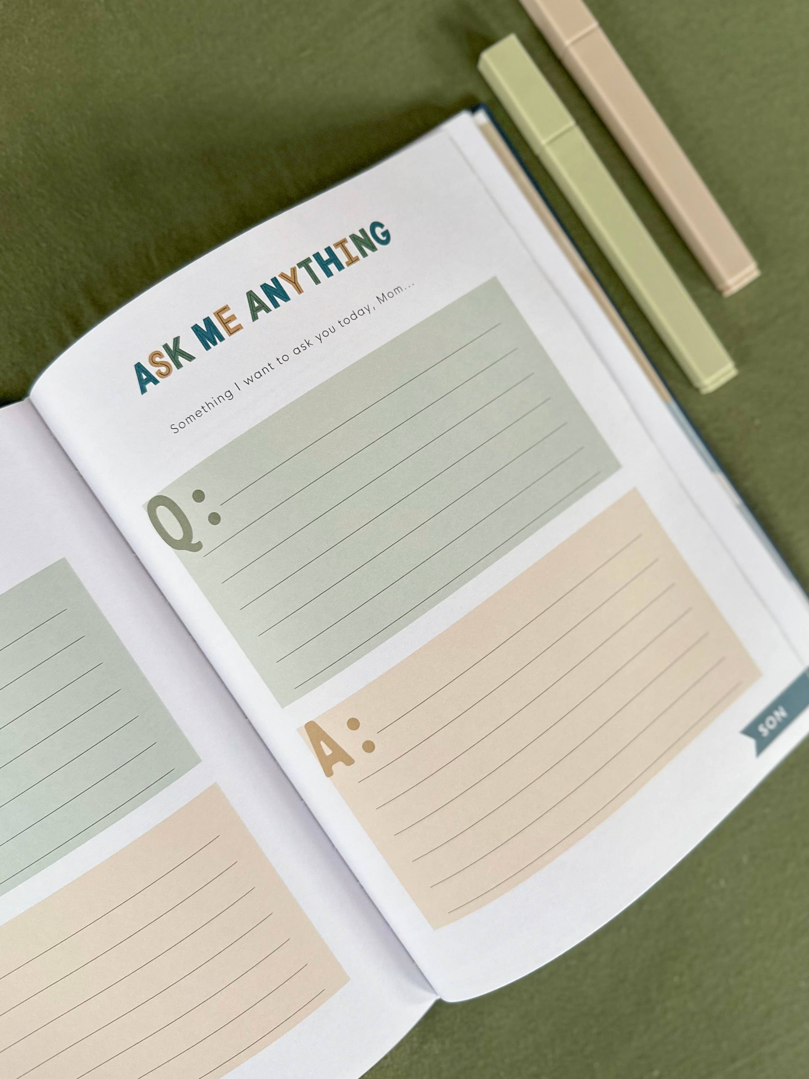 Just Mom and Me: A Mother and Son Guided Keepsake Journal