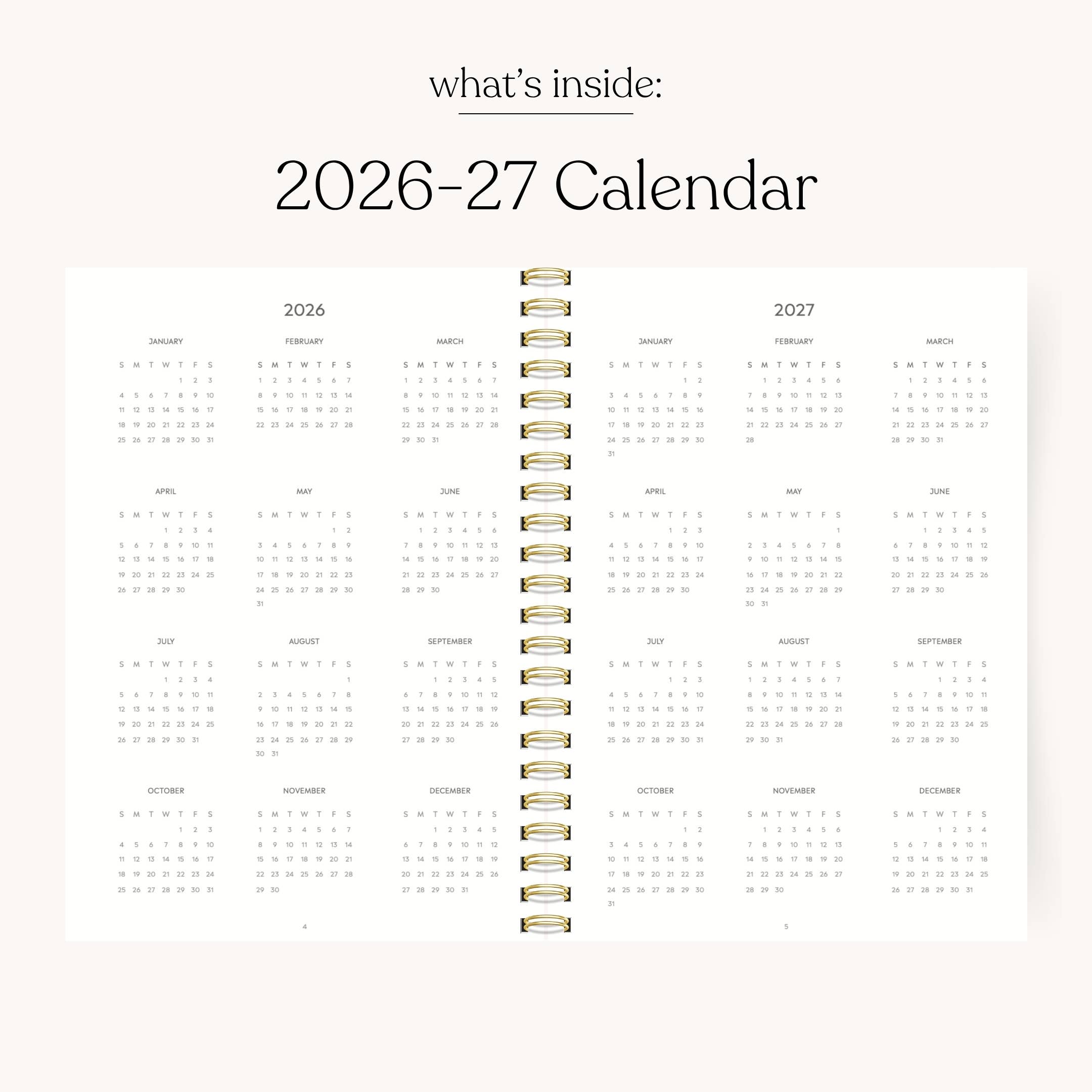 2026-27 Academic Planner