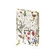 A6 Vegan Leather Hardcover Daily Planner -Greens and Flowers