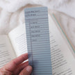 Little Women Library Transparent Bookmark