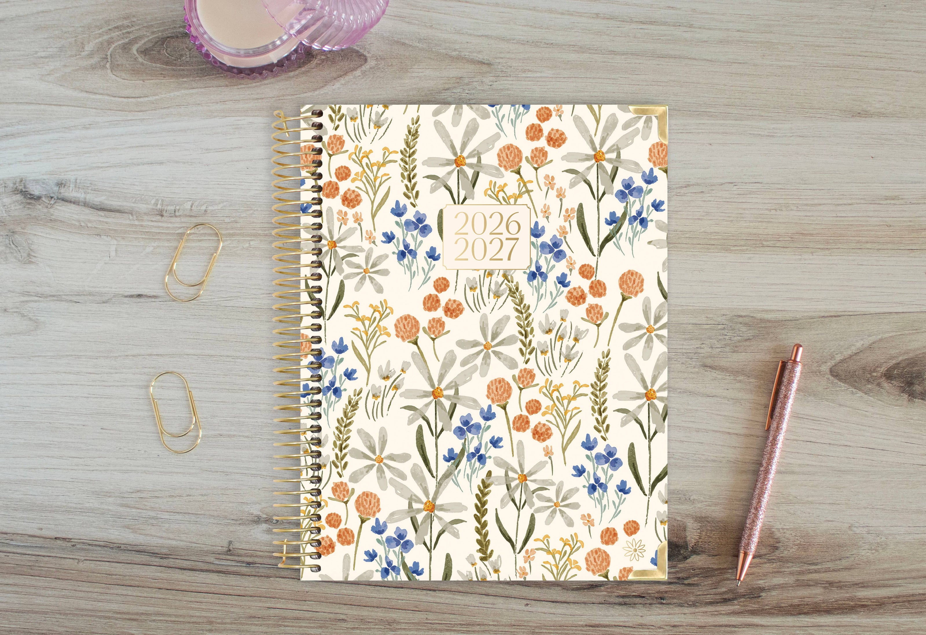 2026-27 Hard Cover Academic Planner, 8.5x11 Size (A4)