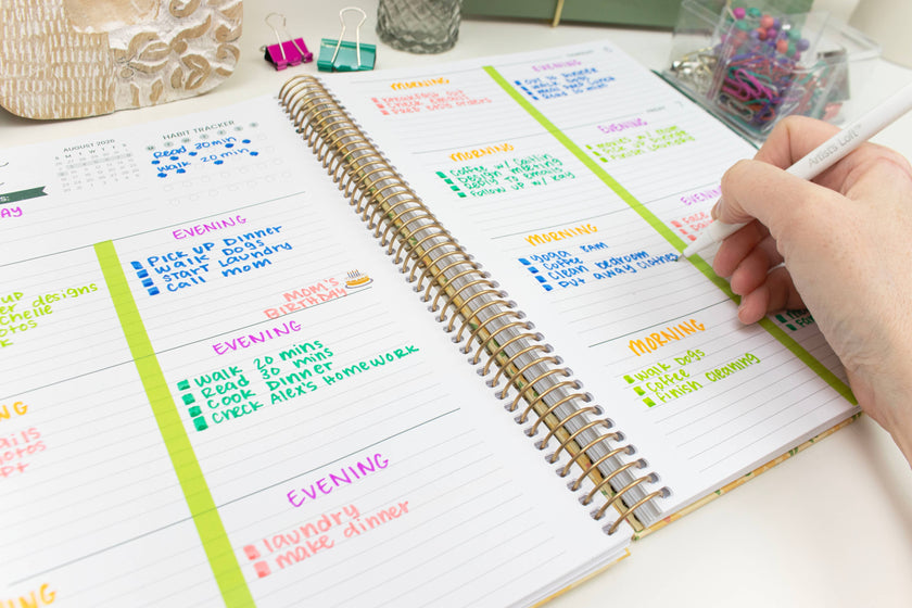 2026-27 Hard Cover Academic Planner, 8.5x11 Size (A4)