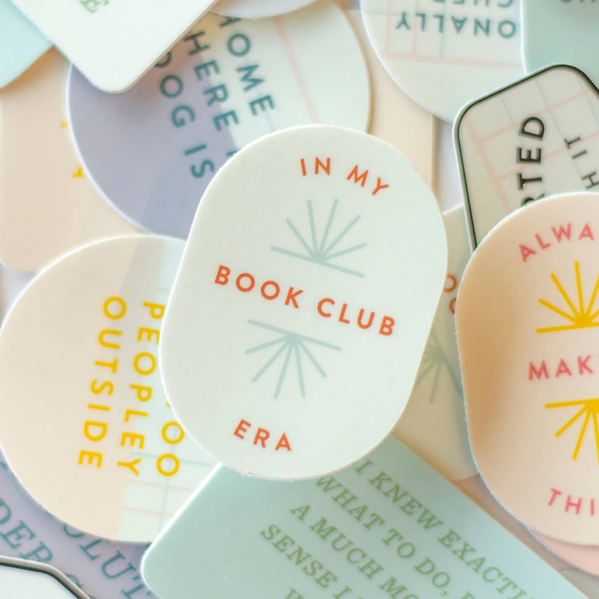 In My Book Club Era Decal Sticker