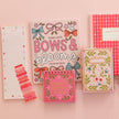 Romance Tropes Book Stack Transparent Bookmark