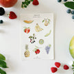 Fruit sticker sheets