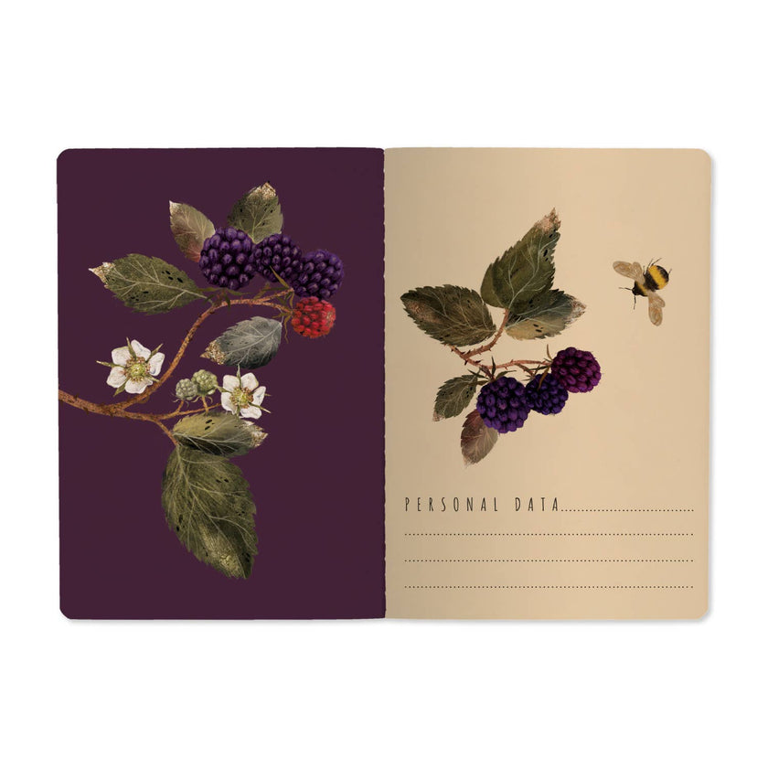 A5 Notebook -Wild Blackberry