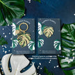 Monstera Thai Constellation Plant Keychain Charm Plant Gifts