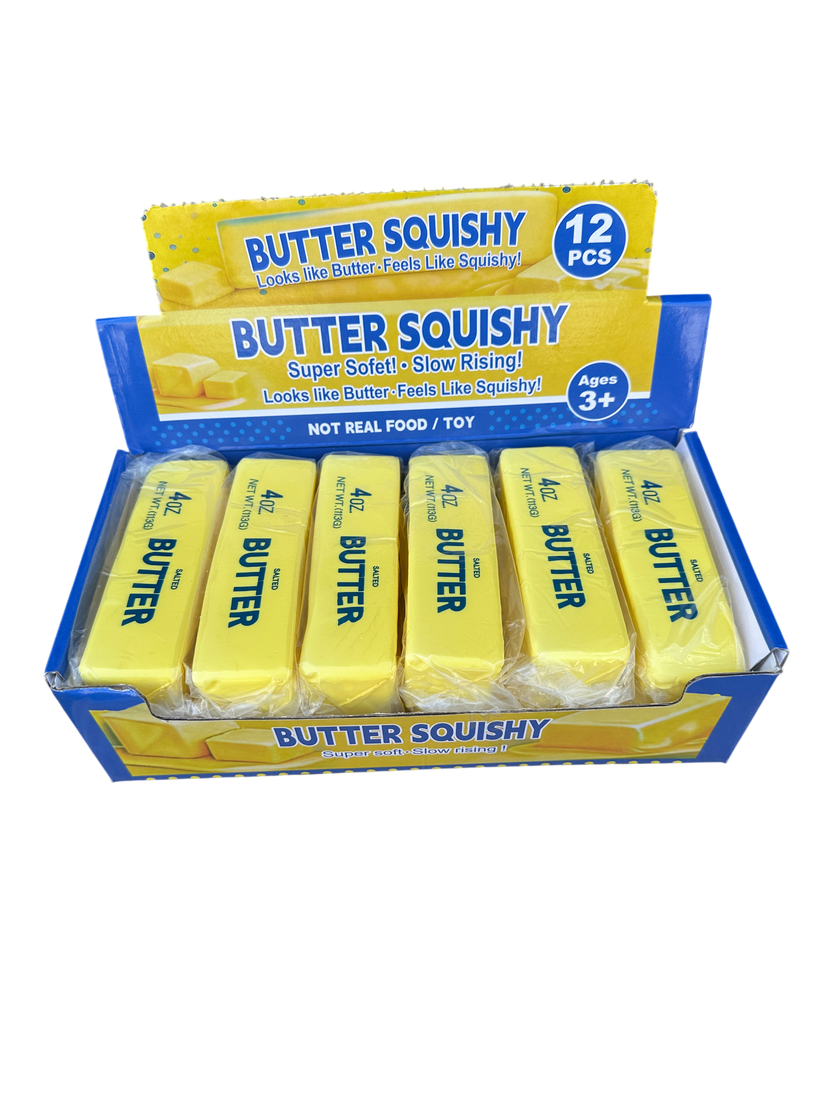 Butter Squishy Toy – Slow Rise (5.5”) MSUSB